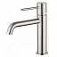 Grifo de lavabo monomando Monza níquel cepillado de Imex